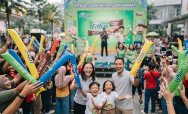 Balon Tepuk Bangka menjadikan daya tarik maximal pada kegiatan promosi.
