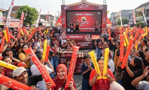 Balon Tepuk Kaur menambah daya tarik pembeli pada kegiatan promosi produk. 