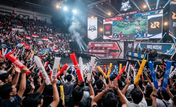 Balon Tepuk Kepahiang menambah semangat peserta turnamen game.