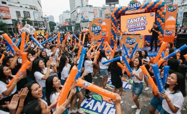 Balon Tepuk Kerinci menjadi daya tarik pada kegiatan promosi.