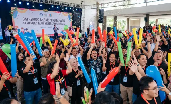 Balon Tepuk Langsa ikut serta memeriahkan acara gathering perusahaan
