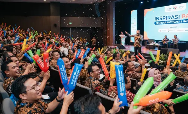 Balon Tepuk Majalengka digunakan pada acara seminar.