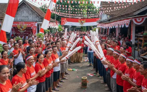 balon tepuk pasangkayu digunakan pada saat lomba 17 agustus 