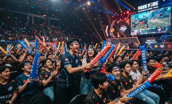 Balon Tepuk Pringsewu ikut serta memeriahkan acara turnamen game online.