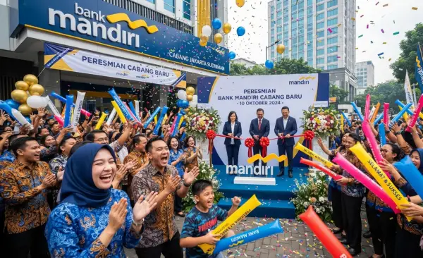Balon Tepuk Seluma menjadi alat pelengkap pada acara peresmian gedung baru.