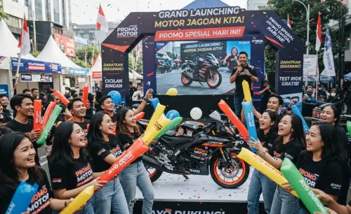 Balon Tepuk Tabalong memberikan daya tarik yang efektif pada kegiatan promosi.