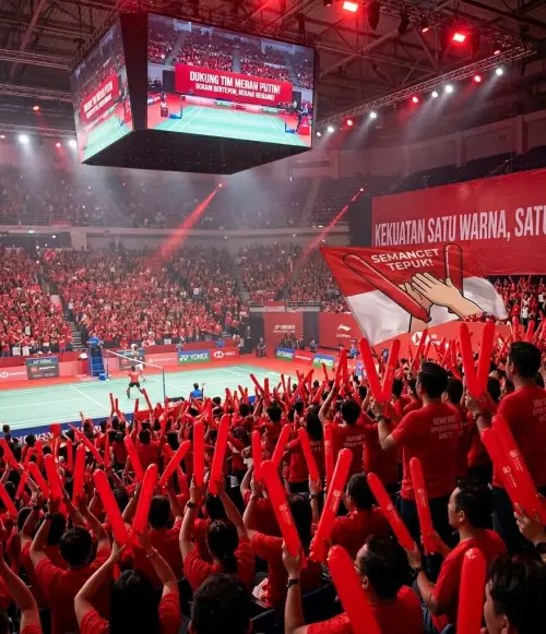 balon tepuk balikpapan di event badminton