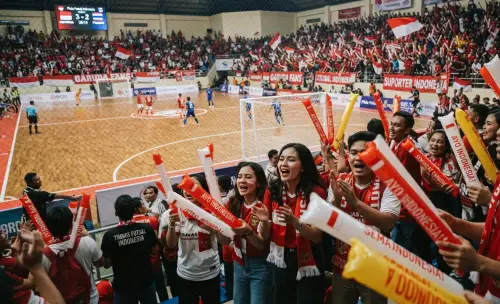 balon tepuk bangkalan pada event futsal nasional