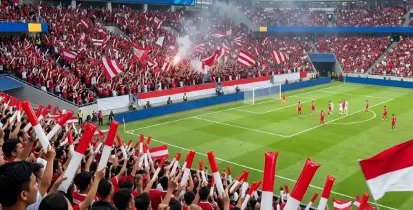 penggunaan balon tepuk bitung pada pertandingan sepak bola