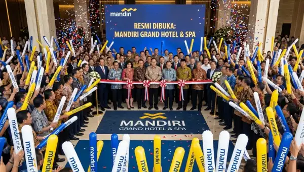 balon tepuk bitung saat ini digunakan pada peresmian hotel baru