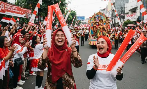 balon tepuk bojonegoro siap meramaikan acara karnaval agustusan