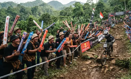 balon tepuk bondowoso digunakan pada event downhill