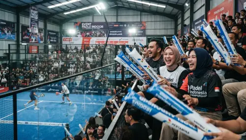 balon tepuk lamongan pada event padel