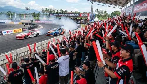 balon tepuk lumajang saat memeriahkan acara passion drift