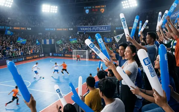 balon tepuk mahakam ulu digunakan pada saat meramaikan pertandingan sepak bola