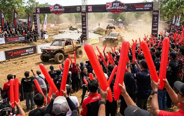 balon tepuk ogan komering ulu digunakan saat menonton cara offroad