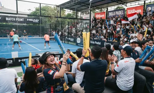balon tepuk pontianak digunakan saat event lomba padel