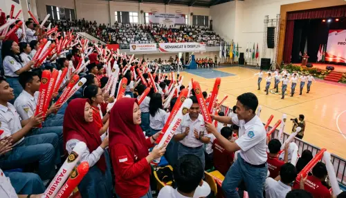 balon tepuk sampang di event nasional paskibra