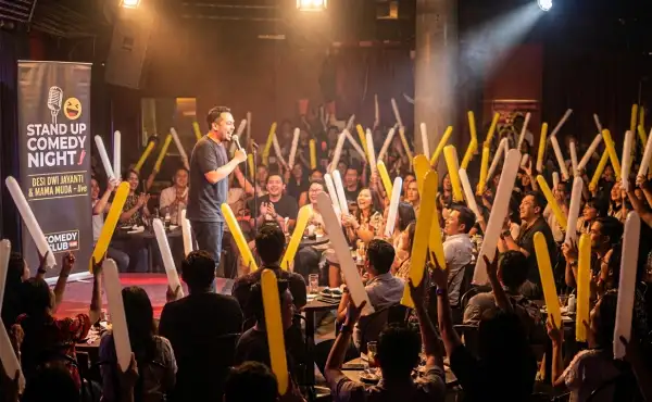 balon tepuk sigi digunakan pada acara stand up komedi