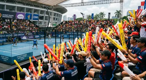 balon tepuk trenggalek saat digunakan pada event padel