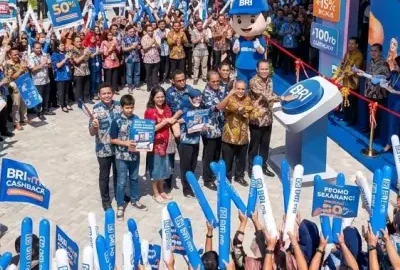 balon tepuk siau tagulandang biaro berada di peresmian acara bank