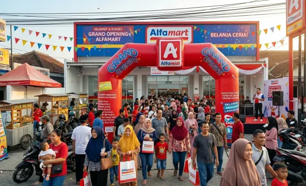 Balon Gate Balikpapan untuk acara grand opening.