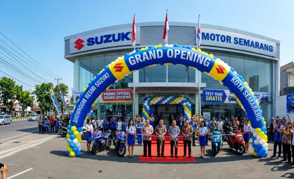 Balon Gate Banda Aceh untuk grand opening shorum motor.