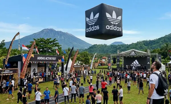 Balon Udara Promosi Bengkulu membuat acara branding produk lebih terlihat.