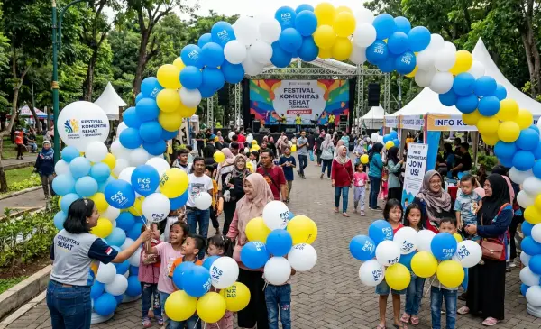Balon Sablon Banda Aceh untuk acara komunitas.