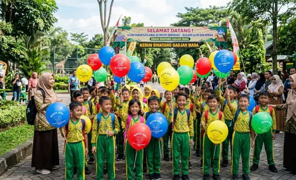 Balon Sablon Banda Aceh memeriahkan acara pariwisata.