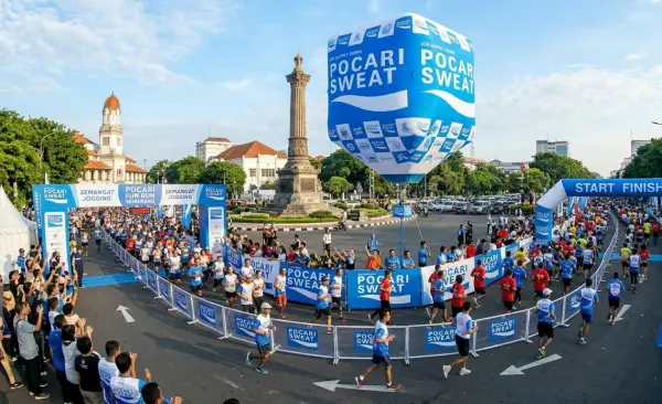 Balon Udara Banda Aceh memeriahkan event fun run.
