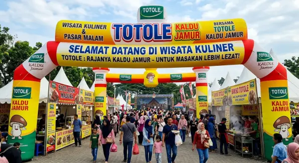 balon gate lampung digunakan pada event wisata kuliner nusantara