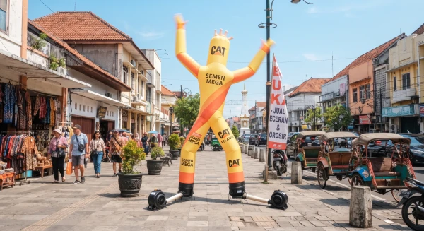 balon menari promosi surabaya
