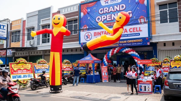balon promosi balon sky dancer