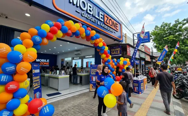 Untuk promosi toko handphone saat grand opening di Banjarmasin.