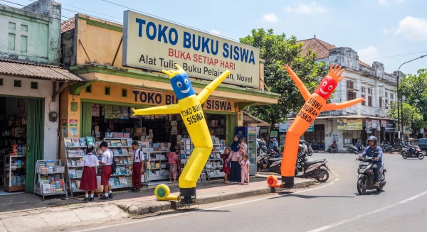 balon promosi malang - balon sky dancer