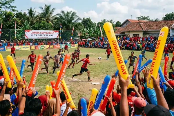 balon promosi oekanbaru untuk memeriahkan acara tarkam