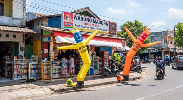 balon promosi surabaya - balon sky dancer