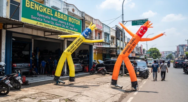 balon promosi tangerang - balon sky dancer