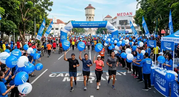 balon sablon medan sebagai media promosi minuman ber energi