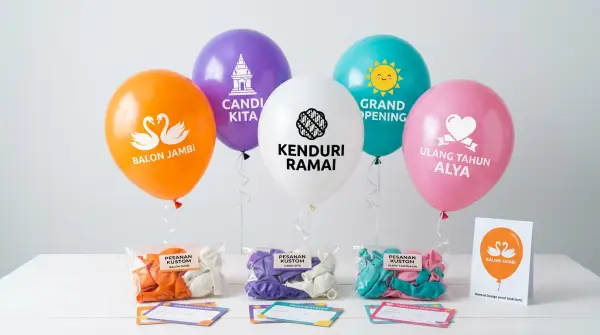 balon sablon jambi bisa untuk berbagai acara dan kegiatan