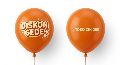 balon sablon lampung bisa custom desain