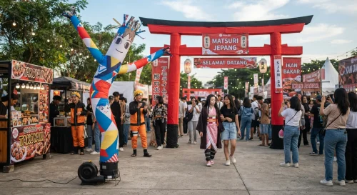 balon sky dancer bandung untuk memeriahkan acara tersedia berbagai ukuran