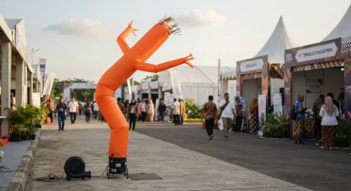 balon sky dancer tangerang sudah termasuk blower