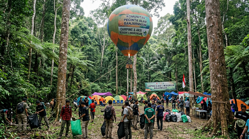 balon udara banjarmasin pecinta alam