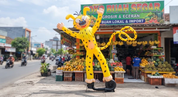 jual sewa balon sky dancer jakarta
