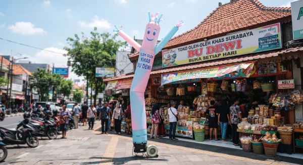 jual dan sewa balon sky dancder surabaya